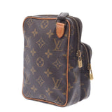 LOUIS VUITTON ルイヴィトン モノグラム ミニアマゾン ブラウン M45238 ユニセックス モノグラムキャンバス ショルダーバッグ Bランク 中古 銀蔵