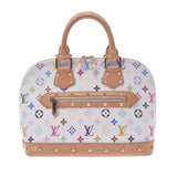 LOUIS VUITTON ルイヴィトン マルチカラー アルマ ブロン(白) M92647 レディース モノグラムマルチカラー ハンドバッグ Aランク 中古 銀蔵