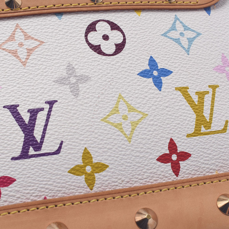 LOUIS VUITTON ルイヴィトン マルチカラー アルマ ブロン(白) M92647 レディース モノグラムマルチカラー ハンドバッグ Aランク 中古 銀蔵