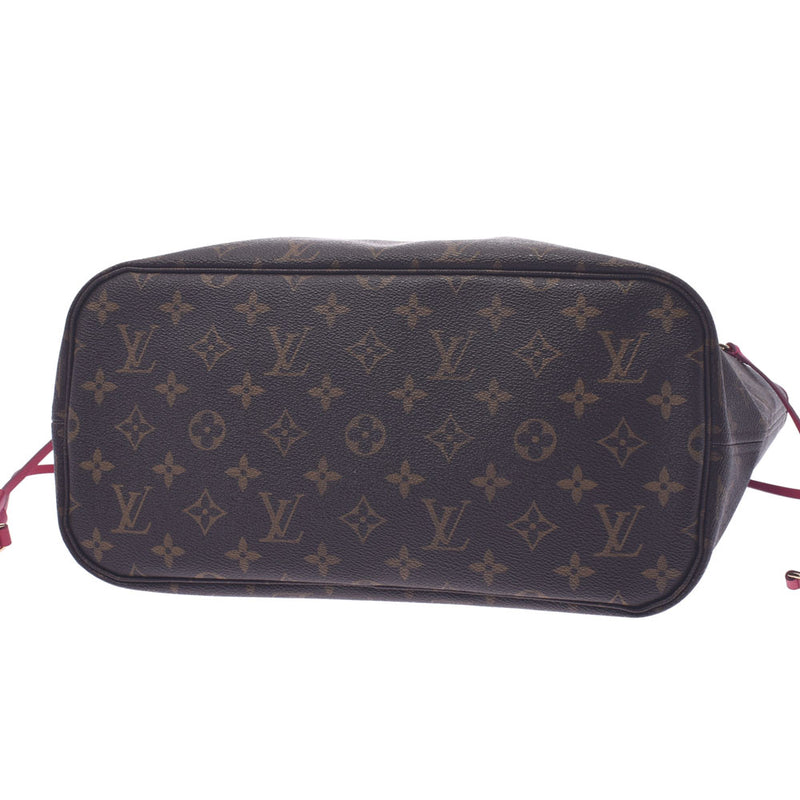 Louis Vuitton Monogram Neverfull mm rose andian m40940 Unisex Monogram canvas tote bag