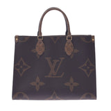 LOUIS VUITTON ルイヴィトン モノグラム リバース オンザゴーMM 2WAYバッグ ブラウン M45321 ユニセックス ジャイアントモノグラムキャンバス トートバッグ 未使用 銀蔵