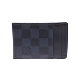 Louis Vuitton Louis Vuitton Damier Cobalt Portecart Pans Cobalt N63217 Men's Damie Campbus Card Case B Rank Used Sinkjo