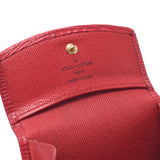 Louis Vuitton Louis Vuitton Epiporto Monument Monumental Red M63417 Women's Epireser Coin Case B Rank Used Silgrin