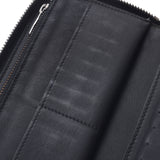 Louis Vuitton Louis Vuitton Damier Anfini Zippy Wallet Vertical Onyx N63548 Men's Leather Long Wallet B Rank Used Silgrin