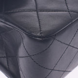 Chanel Chanel Matrasse链肩双翼飞机黑金支架女士Lamskin单肩包B等级使用Silgrin