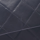 Chanel Chanel Matrasse链肩双翼飞机黑金支架女士Lamskin单肩包B等级使用Silgrin