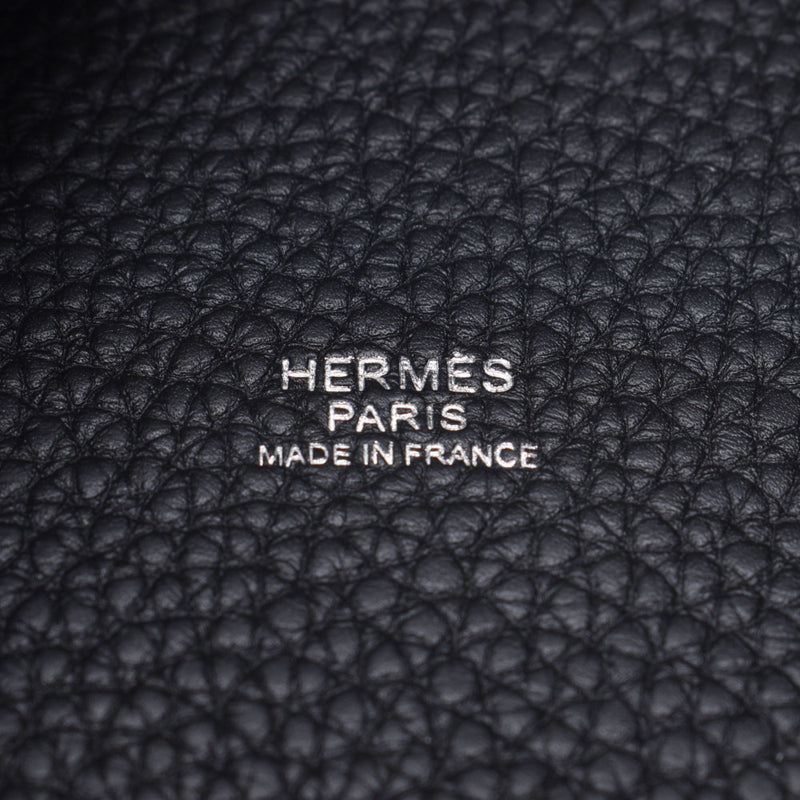 HERMES エルメス ピコタンロック PM 黒 シルバー金具 Y刻印(2020年頃) レディース トリヨンクレマンス ハンドバッグ 新品 銀蔵