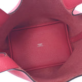 Hermes Hermes Picon Lock PM Rose Extreme Silver Bracket A Engraving (around 2017) Ladies Triyo Clemance Handbags AB Rank Used Sinkjo