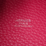 HERMES エルメス ピコタンロック PM エクラ ローズメキシコ/赤系 シルバー金具 Z刻印(2021年頃) レディース トリヨンクレマンス スイフト ハンドバッグ 新品 銀蔵