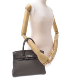 HERMMES爱马仕巴金30乙烷银金属零件O刻印（2011年左右）女士三丽英克里曼斯手提包AB等级二手银藏