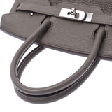 HERMMES爱马仕巴金30乙烷银金属零件O刻印（2011年左右）女士三丽英克里曼斯手提包AB等级二手银藏