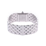 CHANEL Chanel matelasse Lady's SS watch quartz lindera board A rank used silver storehouse