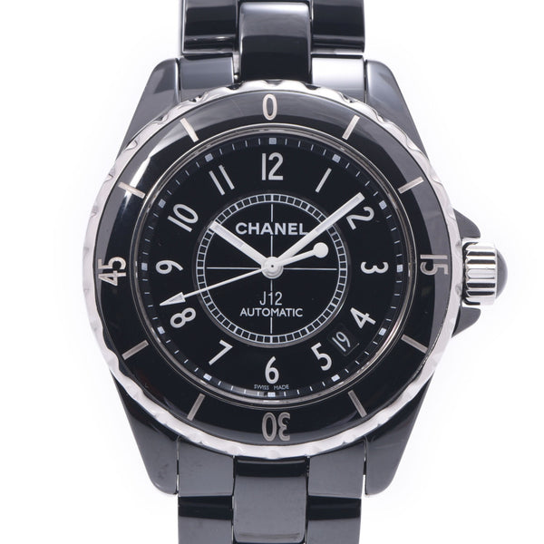 CHANEL Chanel, J12 38mm H0685 Menzkuro ceramic /SS wrist/black, black and white, A-rank, used silver storehouse
