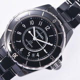 CHANEL Chanel, J12 38mm H0685 Menzkuro ceramic /SS wrist/black, black and white, A-rank, used silver storehouse