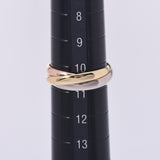 Cartier Cartier Trinity Three Color # 50 11 Ladies K18 YG / WG / PG Ring / Ring A Rank Used Silgrin