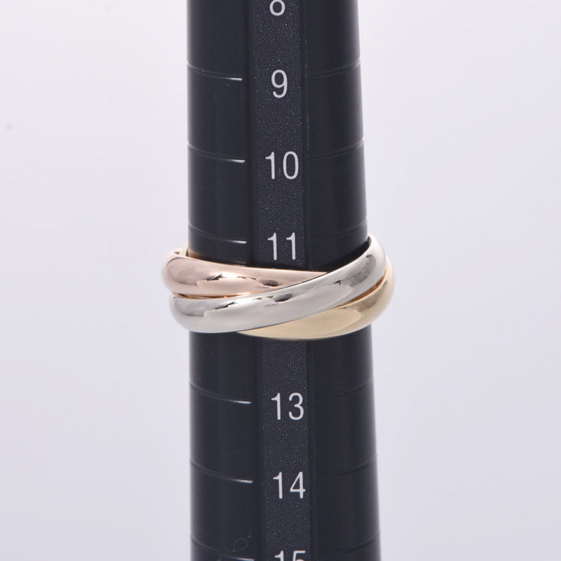 Cartier Cartier Trinity Three Color # 52 12 12 Ladies K18YG / WG / PG Ring / Ring A-Rank Used Silgrin