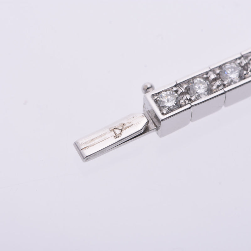 Cartier Cartier Ranier All Diamond # 15 Women's K18WG Bracelet A-Rank Used Silgrin
