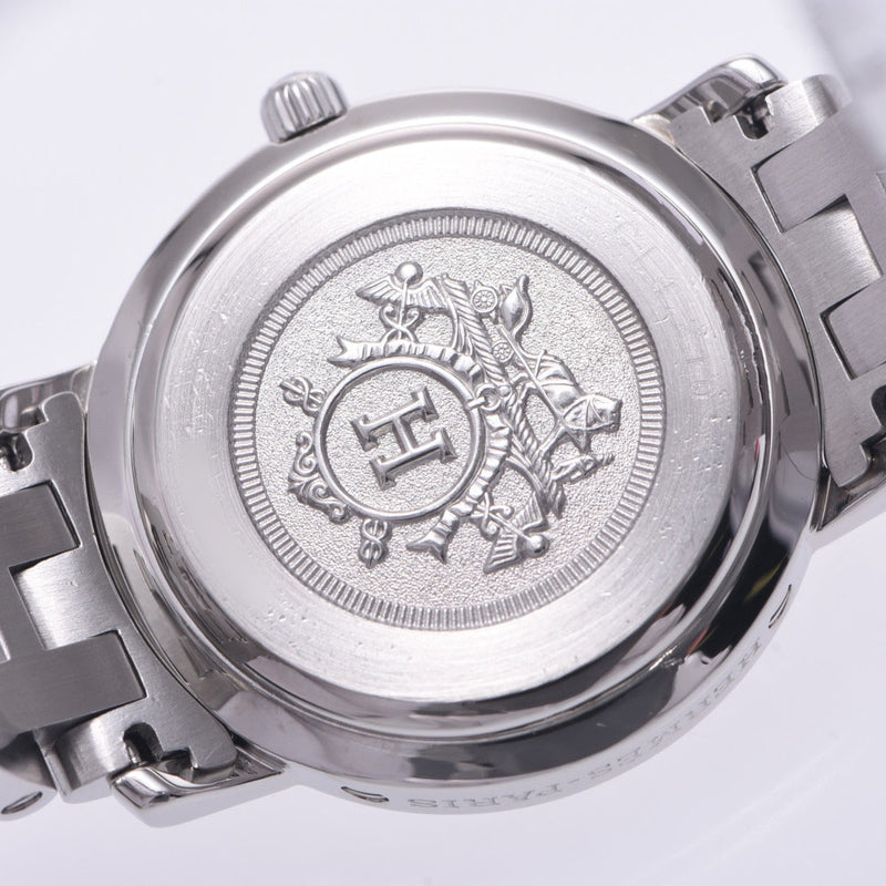 Hermes clipper cl4.210 Ladies SS Watch quartz pink dial