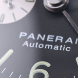 Officine Panerai Officene Panerai Luminol GMT PAM00088 Men's SS / Leather Watch Automatic Wound Black Document A-Rank Used Silgrin