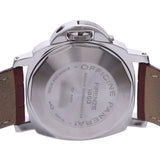 Officine Panerai OfficeNe Panerai Luminol GMT PAM00088男士SS /皮革手表自动伤口黑色文件A-Rank使用SILGRIN