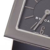 BVLGARI ブルガリ クアドラート SQ22SS レディース SS 腕時計 クオーツ 黒文字盤 Aランク 中古 銀蔵