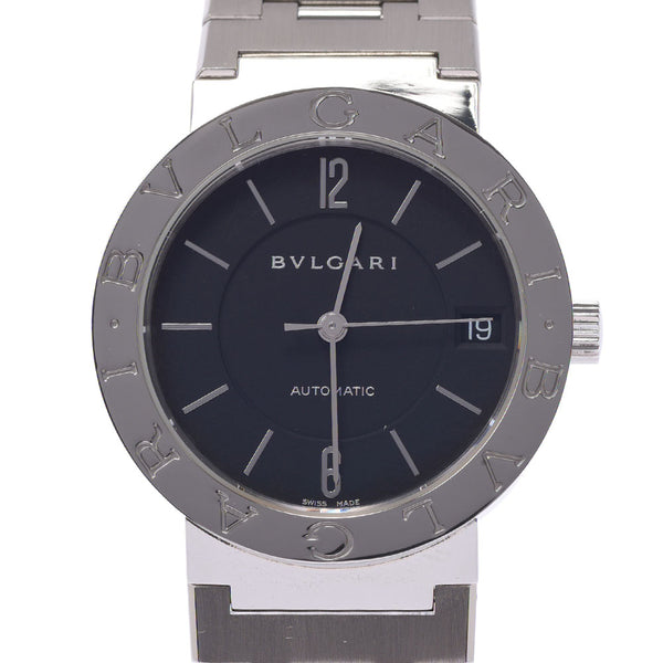 BVLGARI Bulgari: Bulgarali, 33 BB33SSAUTO Boys Clock, Automatic, Black-Volume, Black-Rank, AB-Rank, Used-Silver Ball