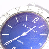 BVLGARI ブルガリ ブルガリブルガリ33 BB33SSAUTO ボーイズ SS 腕時計 自動巻き 黒文字盤 ABランク 中古 銀蔵