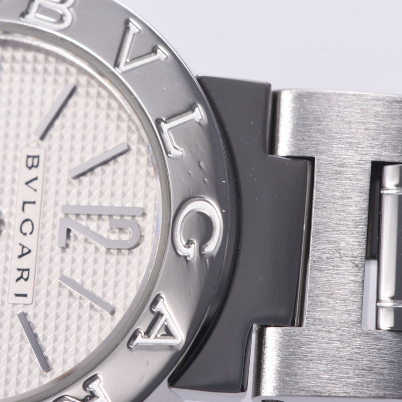 Bvlgari Bulgari Burgari Burgari 23 BB23SS女士SS Watch石英白色航班A-Rank使用Silgrin