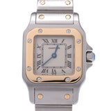 Cartier Santos Garth SM ladies YG / SS Watch automatic Ivory