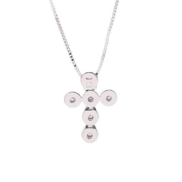 Damiani Damiani Crystal Dialcross 20009882 Unisex K18WG / Diamond Necklace A-Rank Used Silgrin