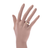 Cartier Cartier Trinity Three Color # 49 9 Ladies K18 YG / WG / PG Ring / Ring A Rank Used Silgrin