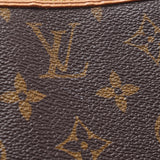 Louis Vuitton Louis Vuitton Monogram从不全毫米棕色M40156男女皆宜音乐帆布手提包B等级使用水池