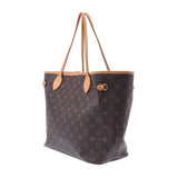 Louis Vuitton Louis Vuitton Monogram从不全毫米棕色M40156男女皆宜音乐帆布手提包B等级使用水池