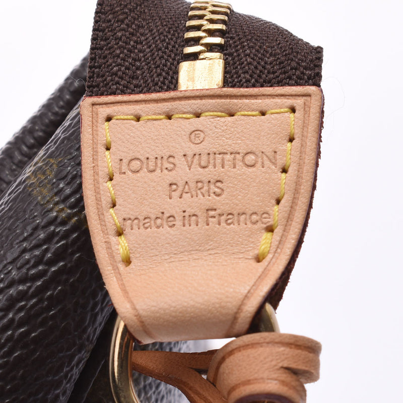 LOUIS VUITTON ルイヴィトン モノグラム ポシェット アクセソワール ブラウン M51980 レディース モノグラムキャンバス アクセサリーポーチ ABランク 中古 銀蔵