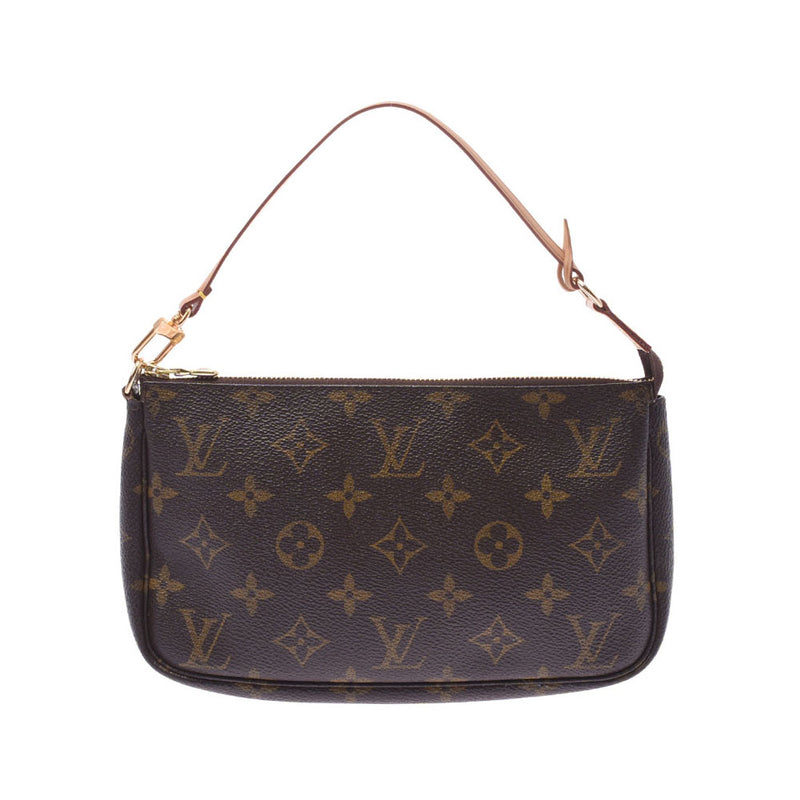 LOUIS VUITTON ルイヴィトン モノグラム ポシェット アクセソワール ブラウン M51980 レディース モノグラムキャンバス アクセサリーポーチ ABランク 中古 銀蔵