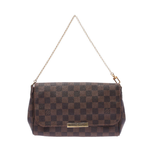 Louis Vuitton Louis Vuitton Dumie Feiborit MM 2WAY Bag Brown N41129 Women's Dumie Camp Bath Shoulder Bag B Rank Used Silgrin