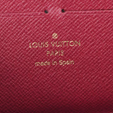 Louis Vuitton Louis Vuitton Monogram Portfoy Yugen Mans Fusha M60742 Unisex Monogram Canvas Long Wallet AB Rank Used Silgrin