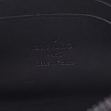 路易威登路易威登Monogram Shadow Pochette Discovery PM Black M62903男女皆宜的皮革离合器袋A-Rank使用水池