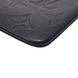 路易威登路易威登Monogram Shadow Pochette Discovery PM Black M62903男女皆宜的皮革离合器袋A-Rank使用水池