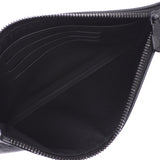 路易威登路易威登Monogram Shadow Pochette Discovery PM Black M62903男女皆宜的皮革离合器袋A-Rank使用水池