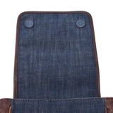 Berluti Berlutti Jor Joie Caligraphic Tea / Blue Men's Leather / Denim Shoulder Bag B Rank Used Sinkjo