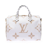 Louis Vuitton Louis Vuitton Monogram Giant Speedy Bund Leather 30 2way Claim M44572 Unisex Monogram Canvas Handbag New Sanko