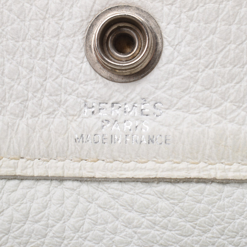 Hermes Hermes Fooltu PM White□G刻（2003年左右）男女皆宜的皮革/ TWARU ASH TOTE BAG AB排名使用水池