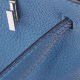 Hermes Hermes Burkin 30 Azul Silver Bracket C刻（2018年左右）女士Triyo Clemance手袋新Sanko