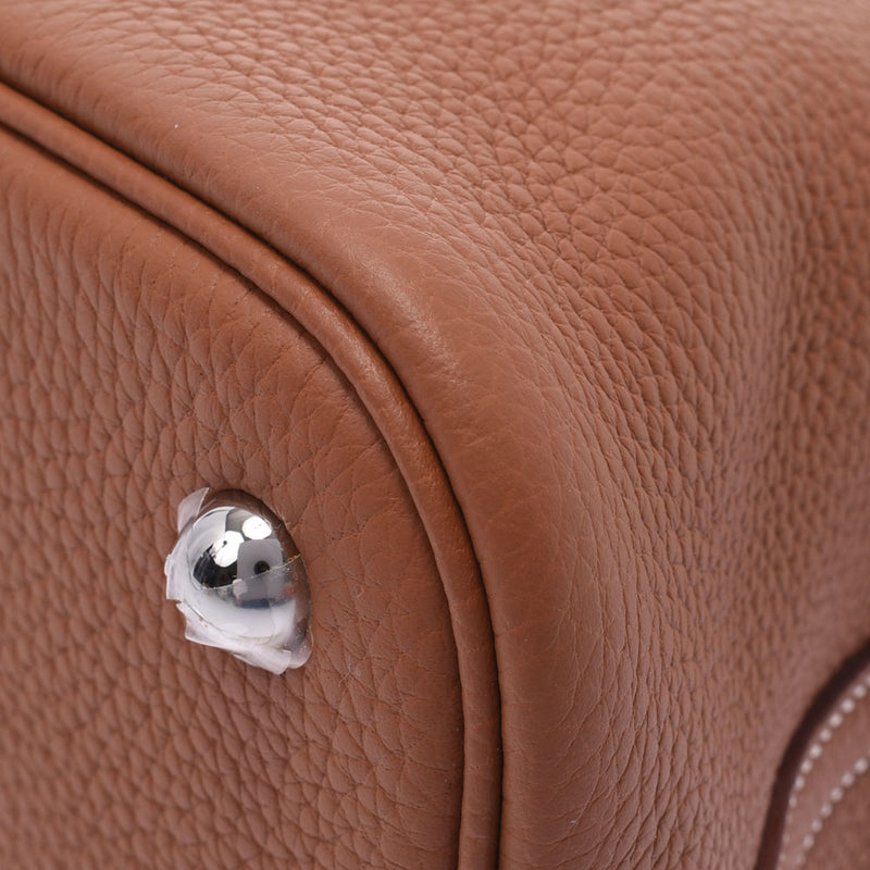 Hermes Hermes Bol De 31 2way Bag Gold Silver Fittings Y刻（2020年左右）夫人Triyo钢铁手提包未使用的Silgrin