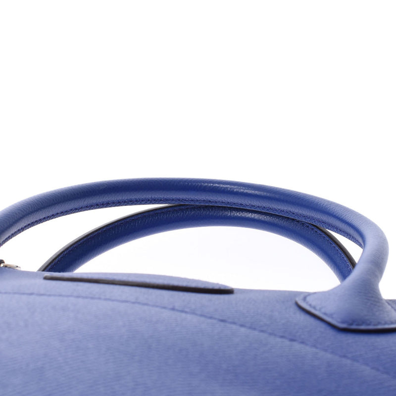 Hermes Hermes Bolid 31 2way Bag Blue Electric Silver Fittings □ P Engraved (around 2012) Ladies Voepson Handbags AB Rank Used Sinkjo