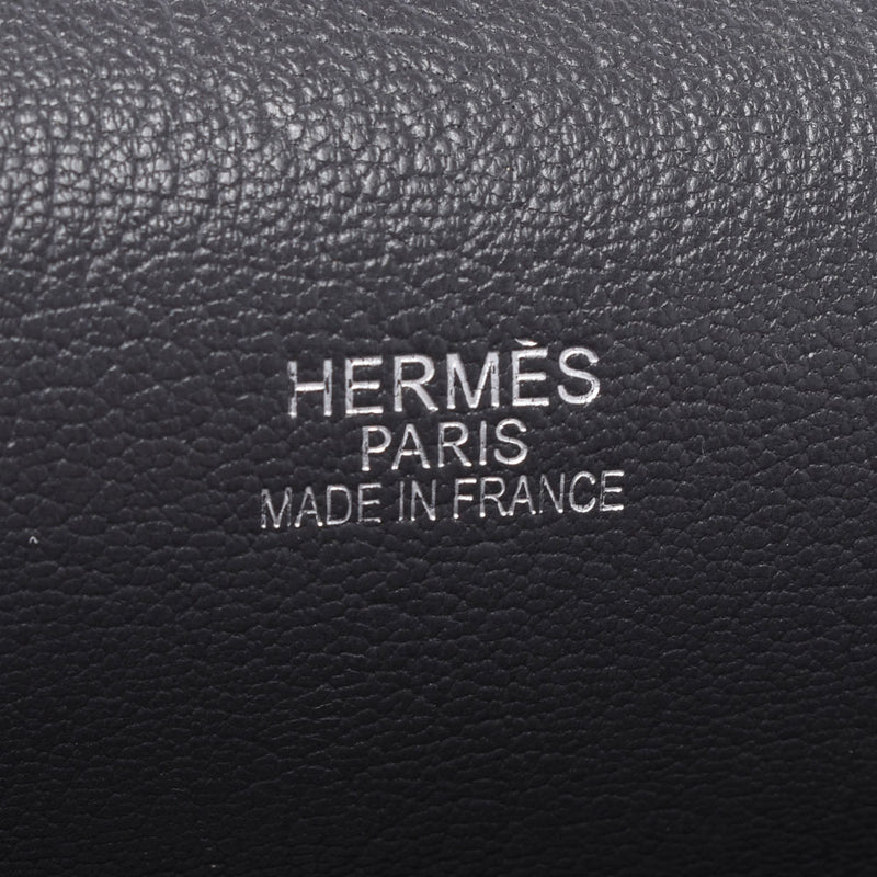 Hermes Hermes Gipsiere 34石墨银色支架□L处理（2008年左右）UniSEX Triyo钢铁单肩包AB排名使用Silgrin