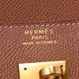 HERMES エルメス オータクロア 32 ゴールド ゴールド金具 ○Z刻印(1996年頃) レディース クシュベル ハンドバッグ ABランク 中古 銀蔵