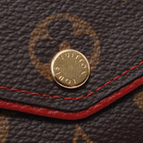 Louis Vuitton Louis Vuitton Monogram Portfoy Usara Retiro袖M61184女式Monogram Canvas Long Wallet A-Rank使用Silgrin