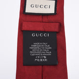 GUCCI Gucci Red Men's Silk / Cupratie B Rank Used Silgrin